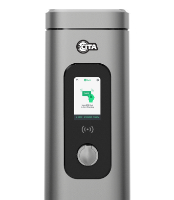 CITA pedestal EV charger 44kW for parking lots