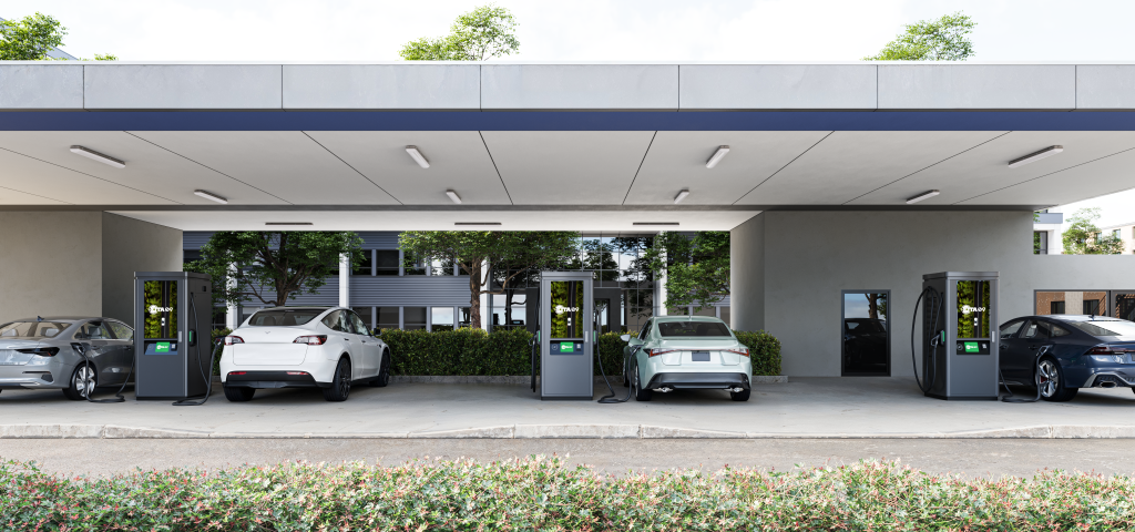 Eco-conscious charging station running on CITA 60–360kW DC technology