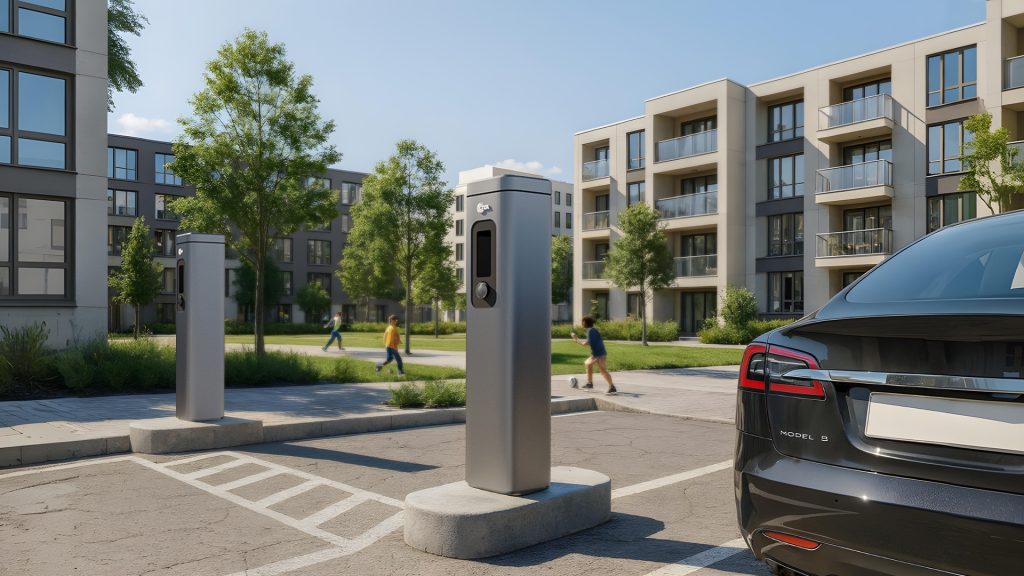 you can install an EV charger in your apartment building in the UAE, but it’s not as simple as plugging it in. You’ll need to follow a proper process to meet safety and legal requirements.